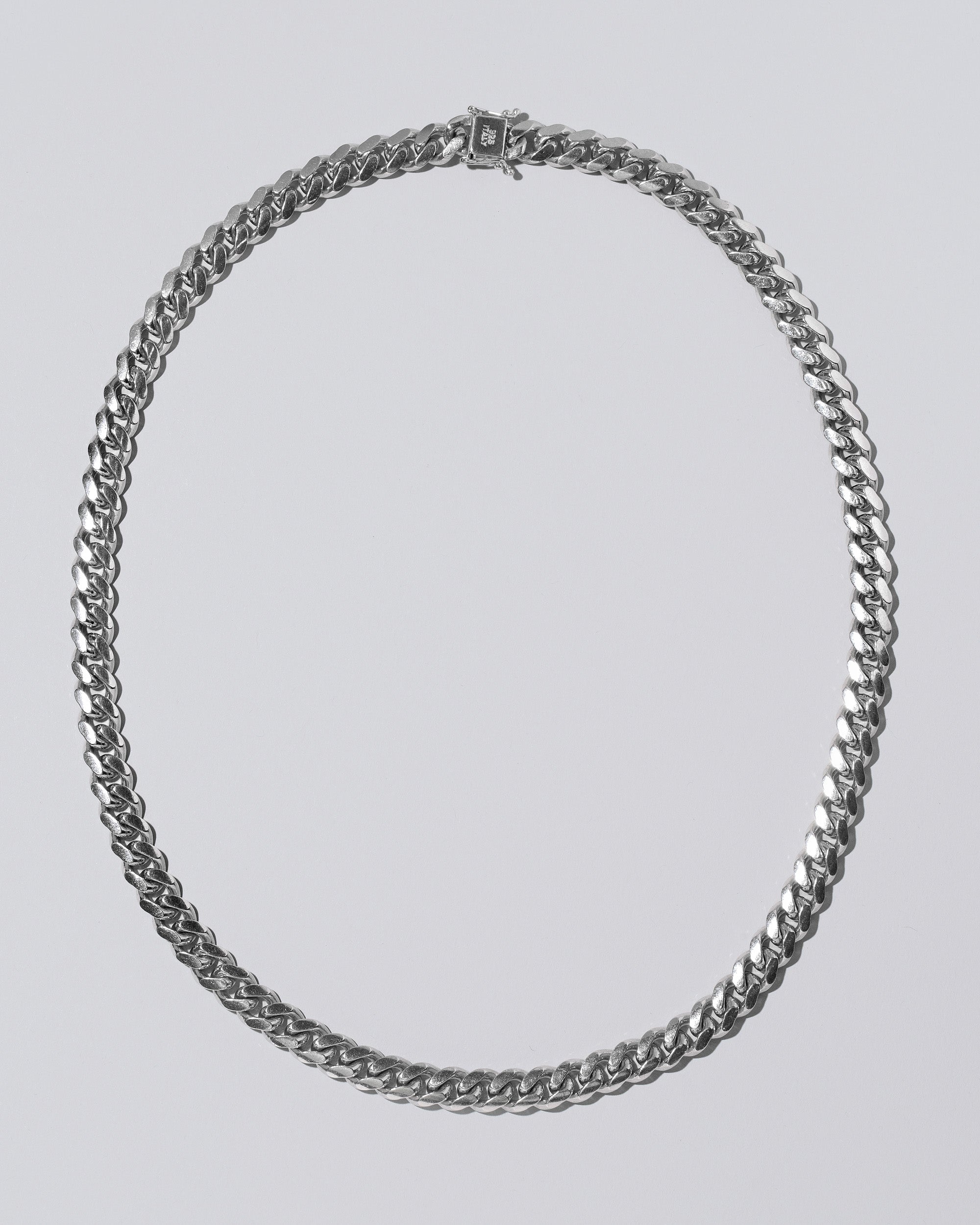 Cuban hot sale silver chain