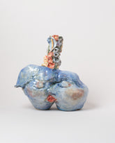 Janie Korn Apotropaia The Lovers Vase on light color background.