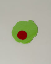 Jonny Campolo Opaque Green For Your Pleasure Amused Boosh Egg on light color background.