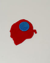 Jonny Campolo Opaque Red For Your Pleasure Amused Boosh Egg on light color background.