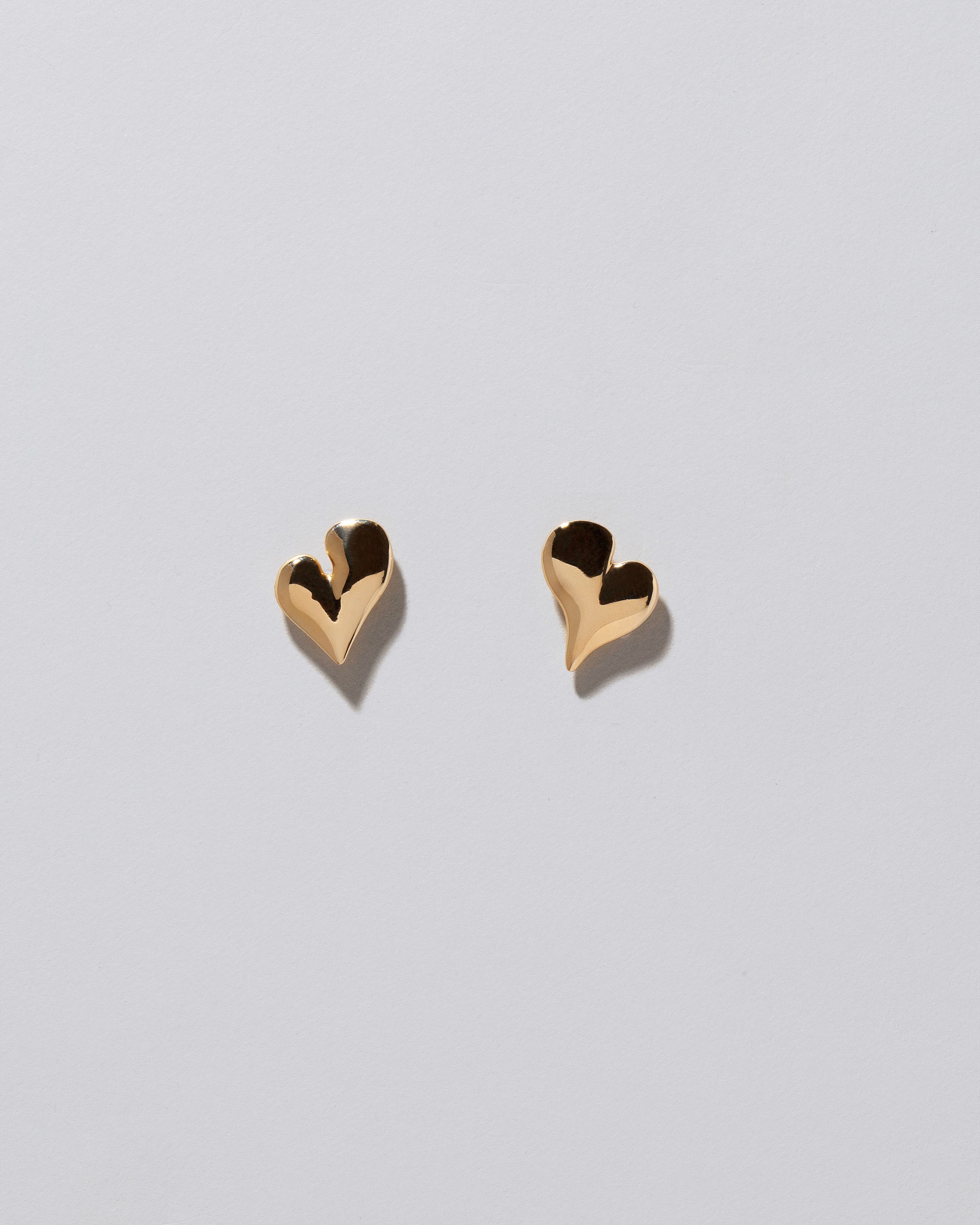 Large heart stud on sale earrings