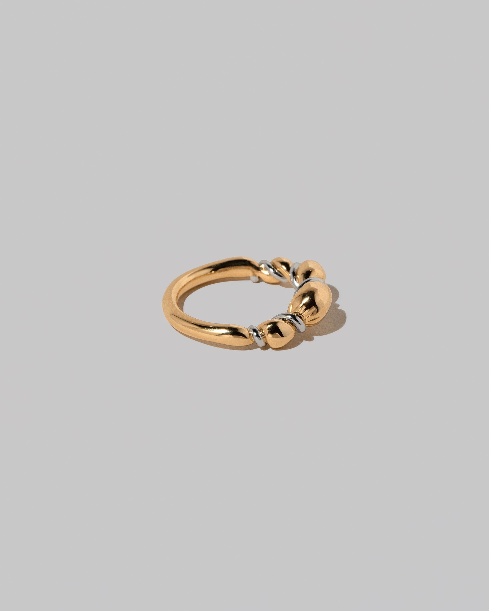 View from the side of the Two Tone Bind Band on light color background.