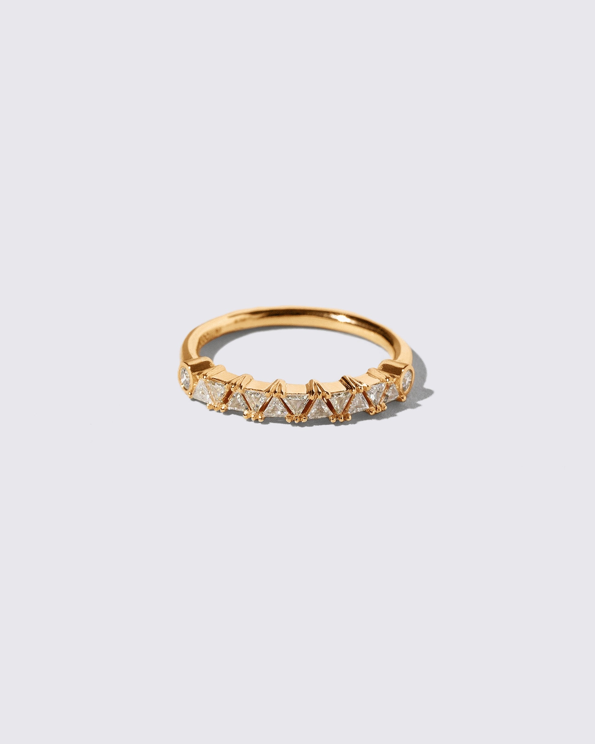 Diamond Eleven Trillion Ring on light color background.