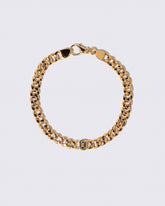 Identity Chain Bicolor Sapphire Bracelet 002 on light color background.