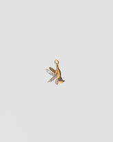 Banana Peel Charm on light color background.