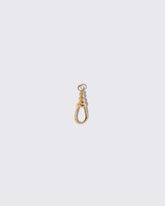 Coiled Swivel Charm Holder on light color background.