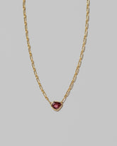 Closeup details of the Northern Lights Necklace 006 on light color background.