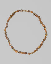 Ula Pearl Necklace 002 on light color background.