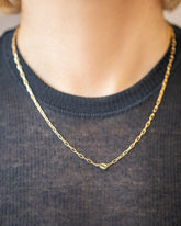 Northern Lights Necklace 003 on model.