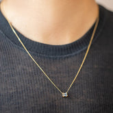 product_details::Northern Lights Necklace 008 on model.