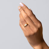 product_details::Positivism Ring on model.