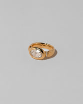 View from the side of the Contort Ring on light color background.