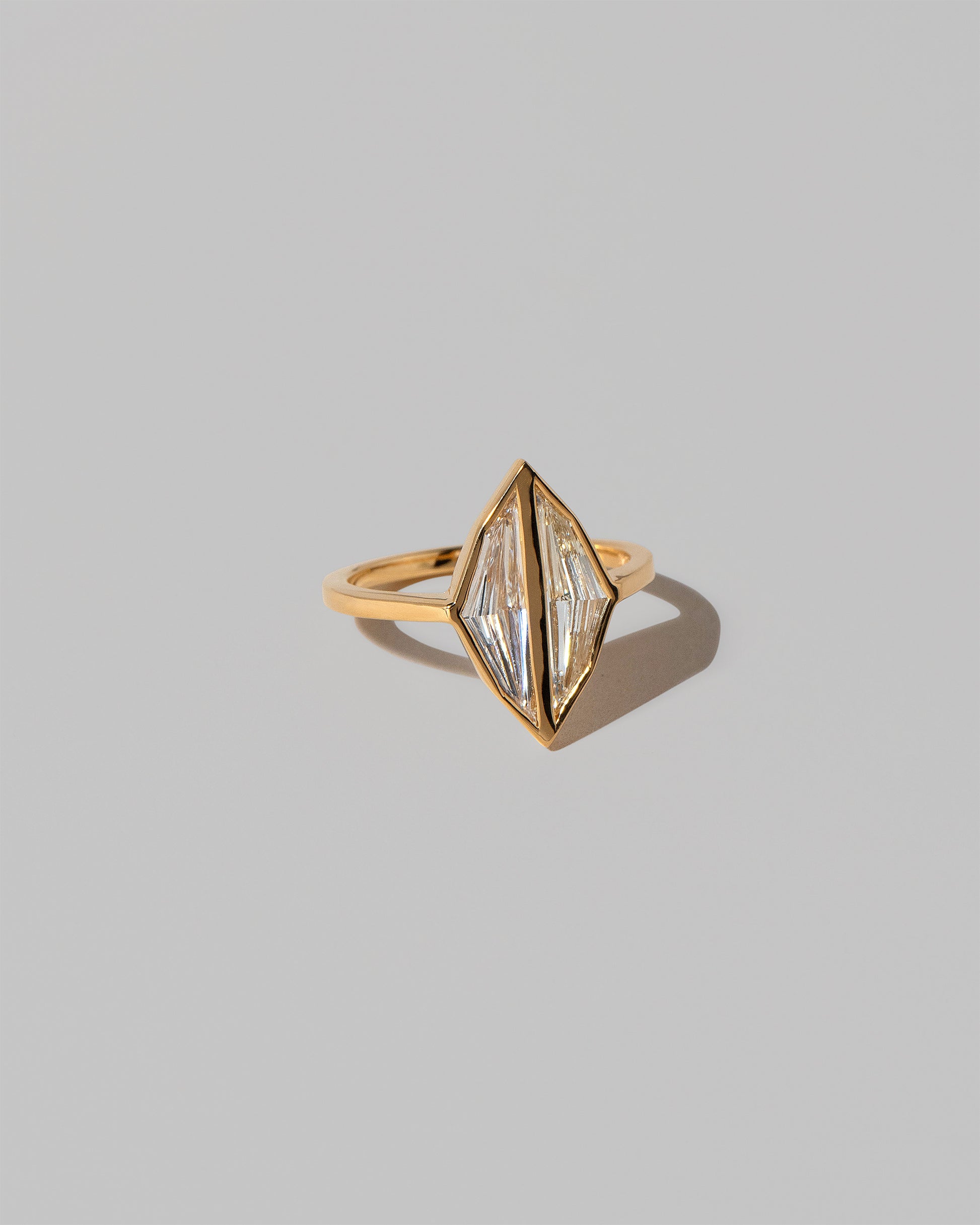 View from the side of the Match Ring on light color background.