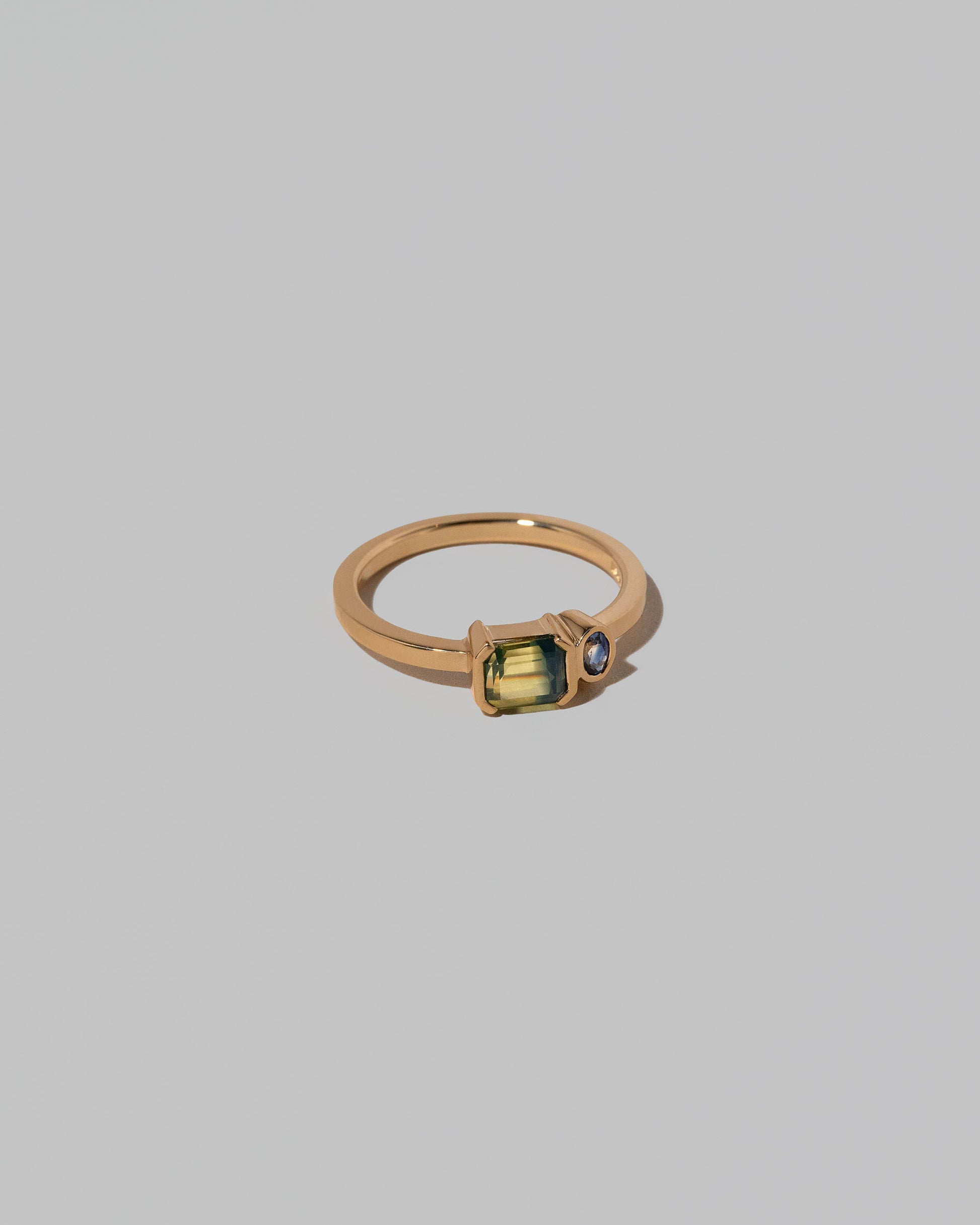 View from the side of the Dianthus Ring on light color background.