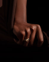 Coil Ring on model.