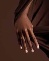 Entwine Ring on model.