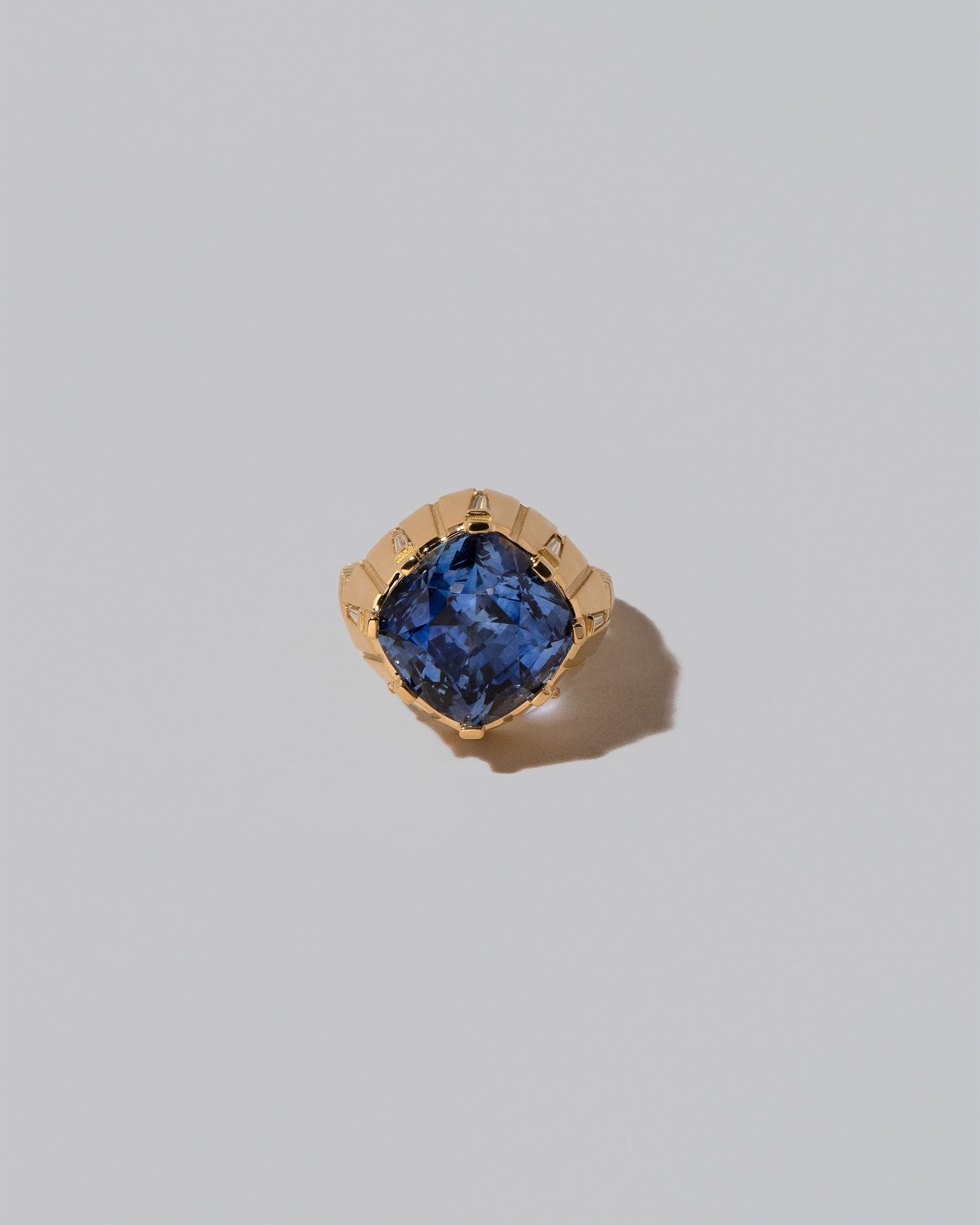 Alluim Ring on light color background.