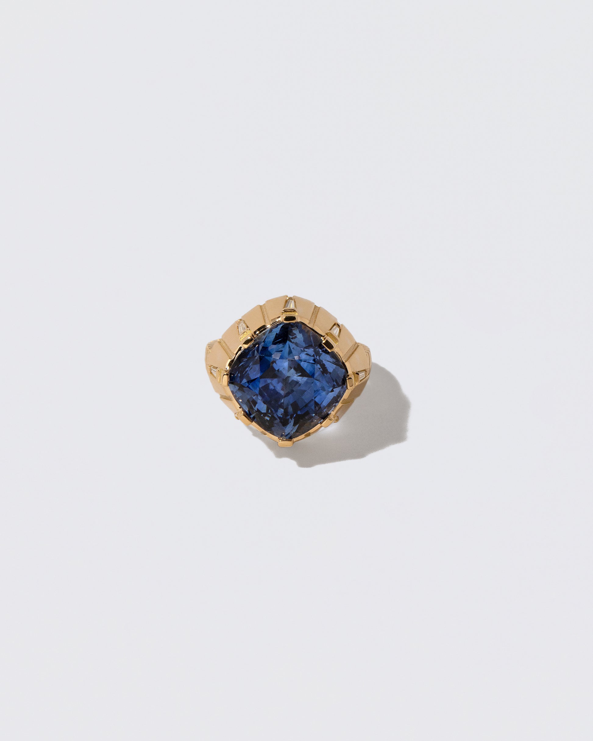 Alluim Ring on light color background.