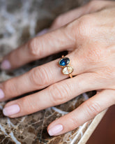 Double Drop Ring on model.