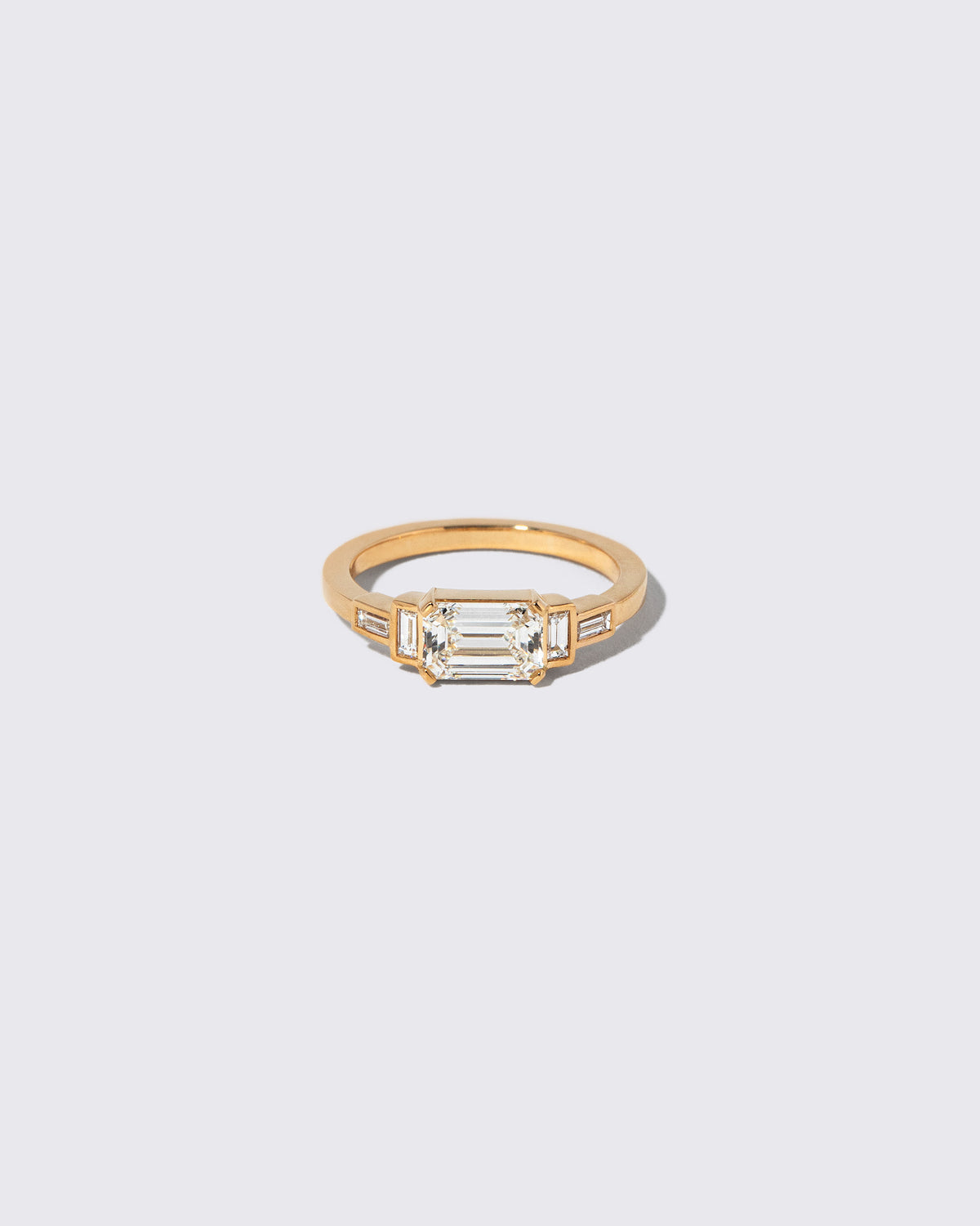 Diamond Expression Ring on light color background.