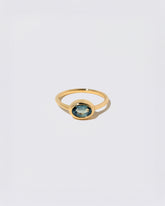 Geyser Bicolor Sapphire Ring 008 on light color background.