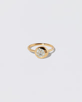 Step Cut Diamond Grand Level Ring on light color background.