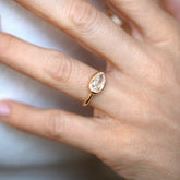 product_details::Gusher Diamond Ring 046 on model.