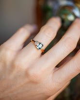 Meadow Pearls Ring on model.