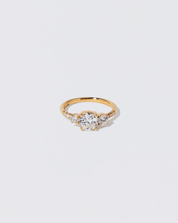 White Diamond Orion Ring on light color background.
