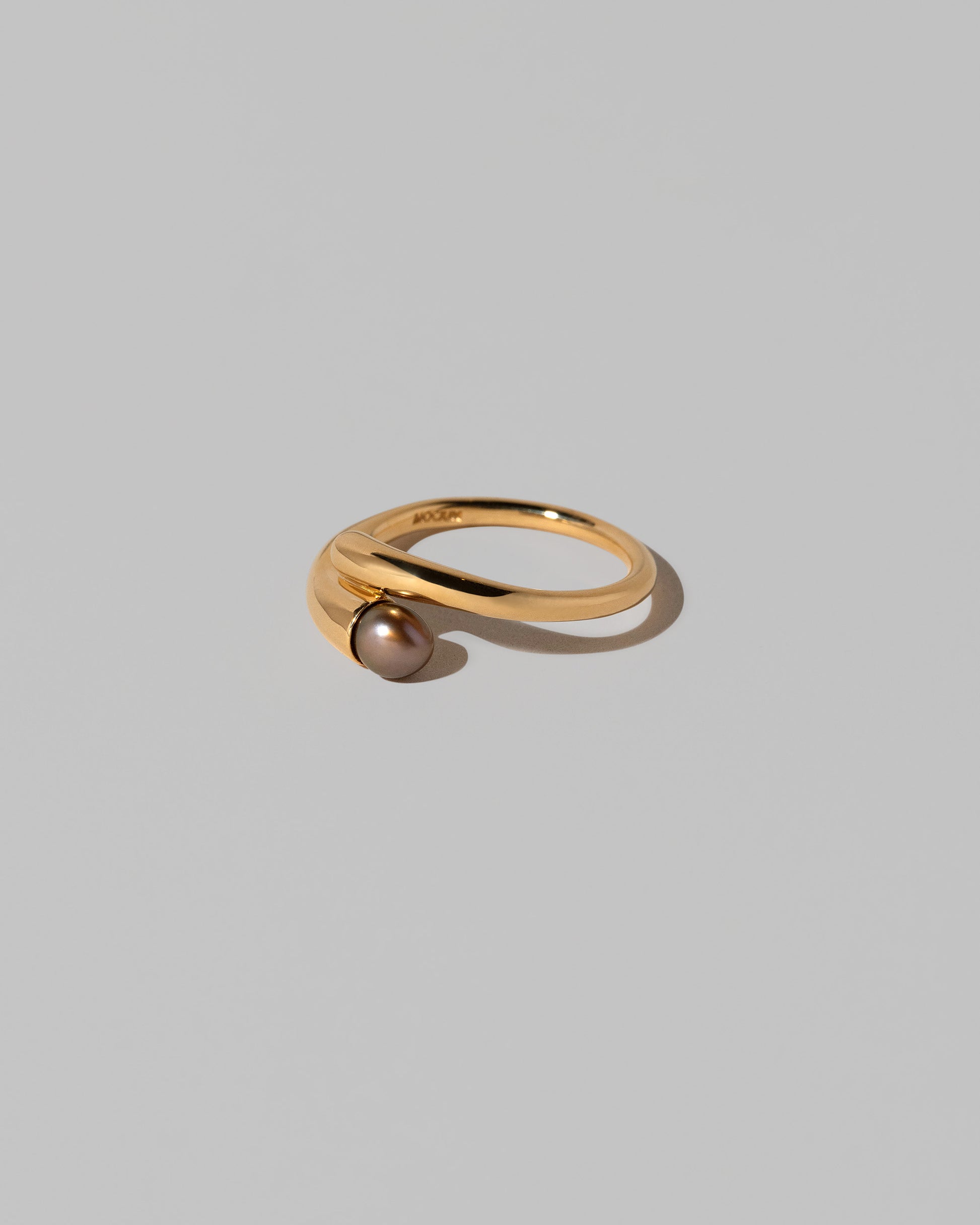 View from the side of the Tethys Ring on light color background.