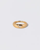 Diamond Venus Ring on light color background.