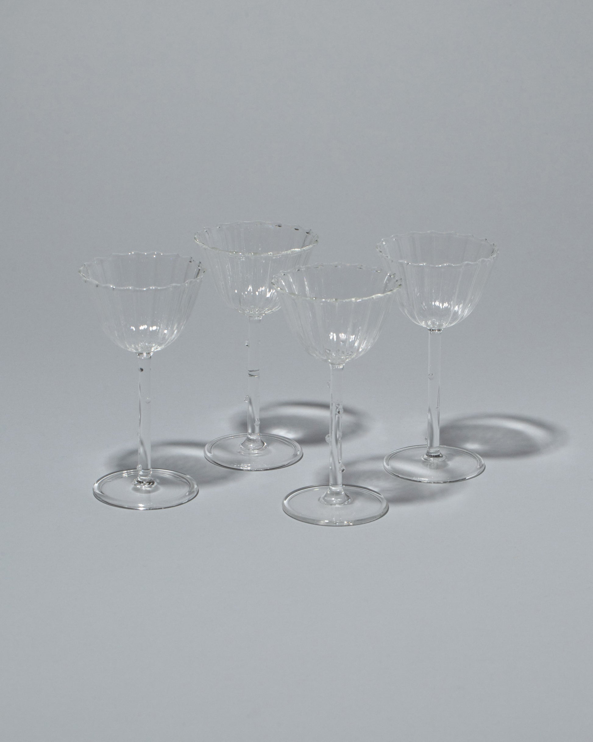 Sophie Lou Jacobsen Cosmo Cordial Coupe Glass Set on light color background.