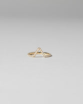 Triangle Band in Pavé White Diamond - sz5.5 x Vault