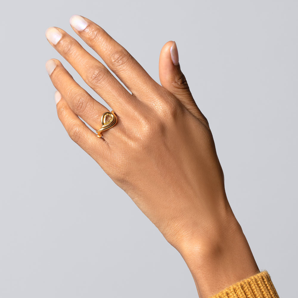 product_details::Wrap It Ring on model.