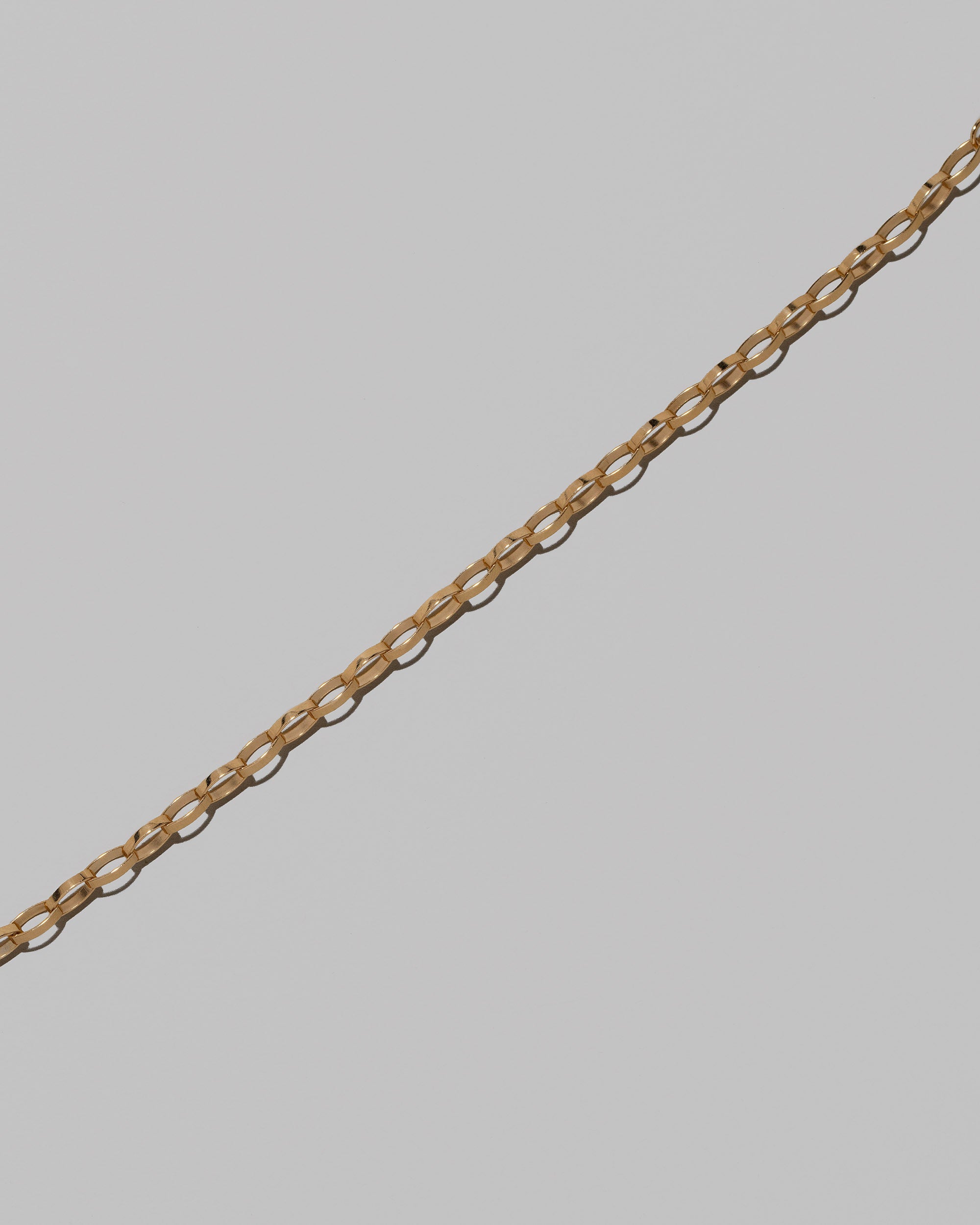Flat Oval Link Chain Necklace | Mociun