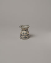 Suzanne Sullivan Pillar Candle Holder on light color background.