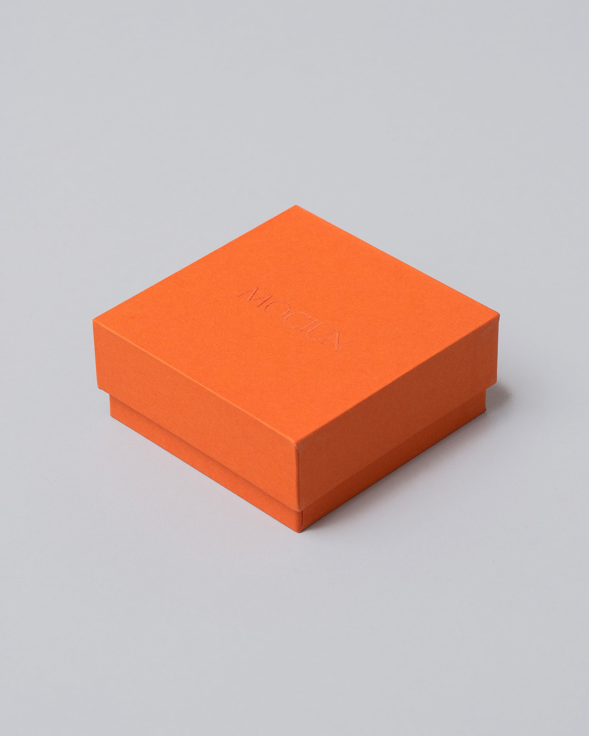 Orange Standard Box on light color background.
