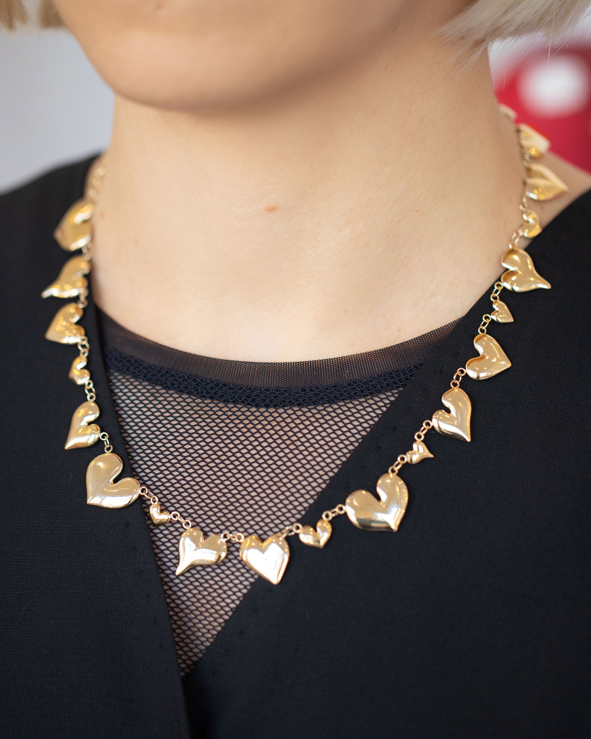 Thousand & One Night Heart Collar Necklace | Mociun