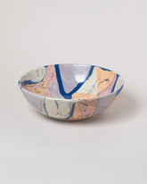 Slush Club Medium Nerikomi Bowl No. 103 on light color background.