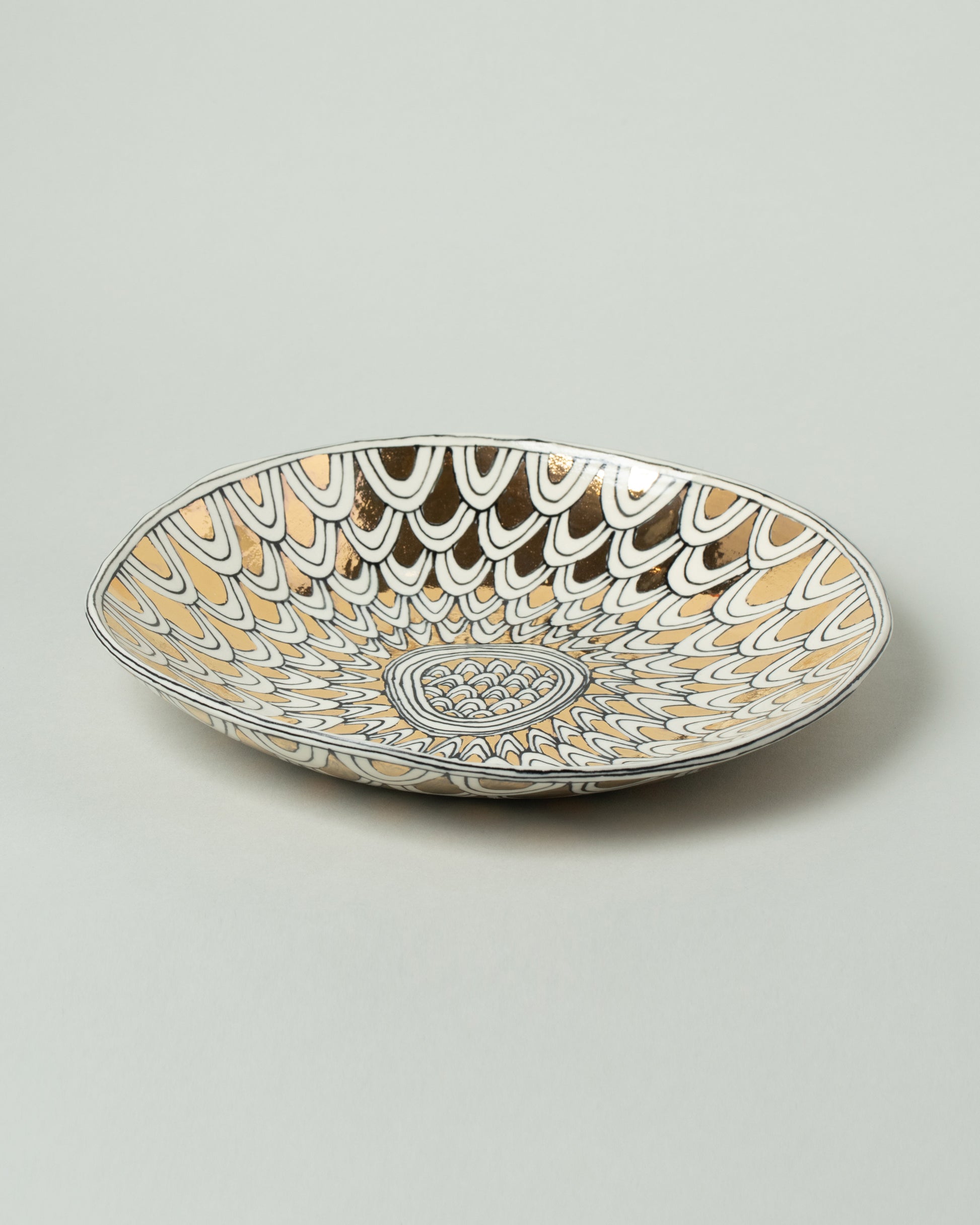 Suzanne Sullivan Two Pasta Bowl on light color background.