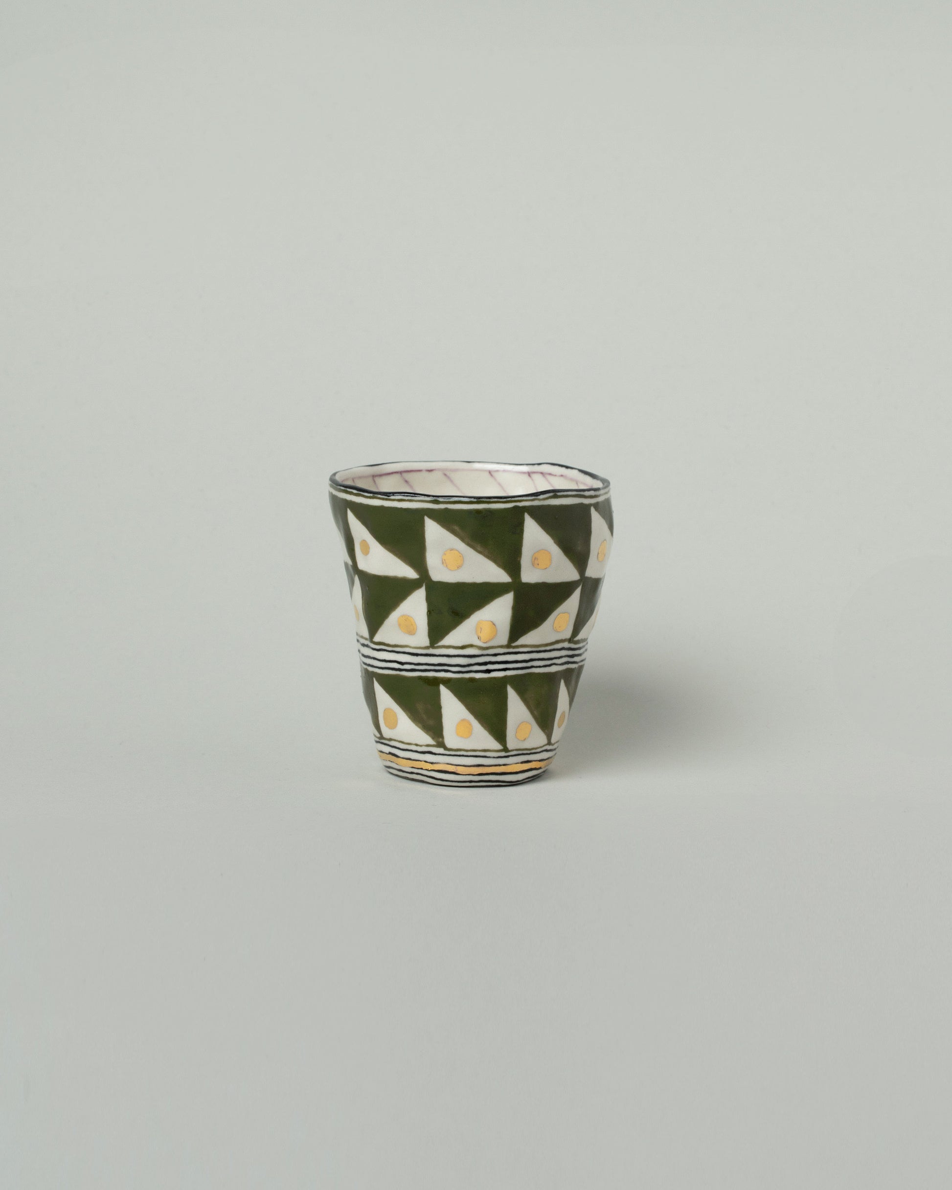Suzanne Sullivan Six Pasture Tumbler on light color background.