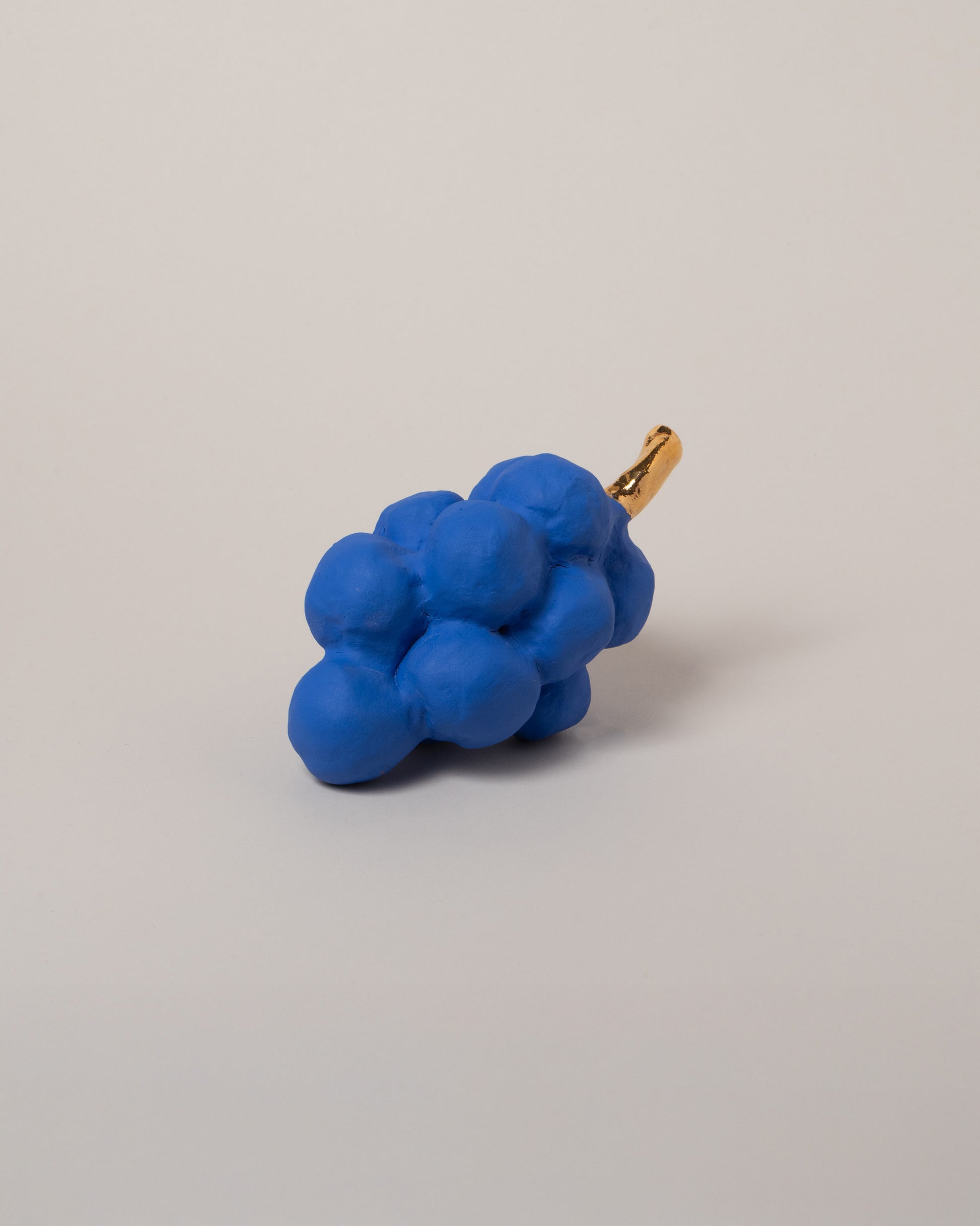 Suzanne Sullivan Blue Grapes on light color background.