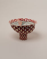 Suzanne Sullivan Came To The Conclusion Footed Bowl on light color background.