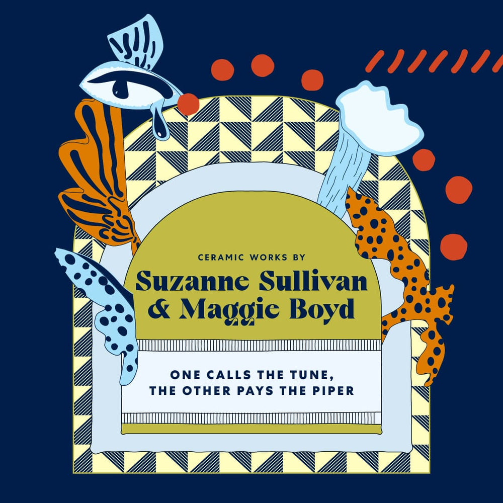 product_details::Ceramic Works by Suzanne Sullivan & Maggie Boyd 'One Calls The Tune, The Other Pays The Piper'.