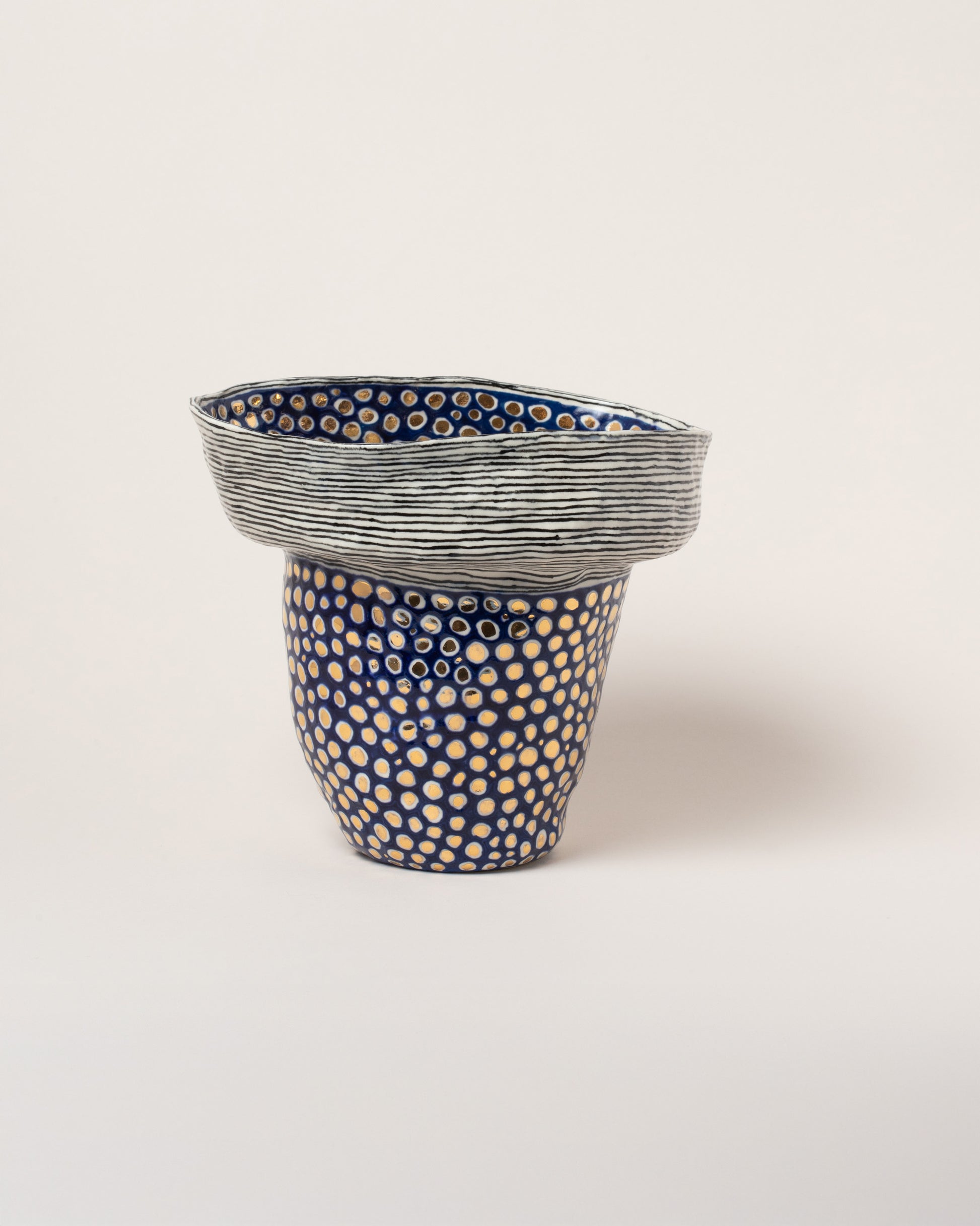 Suzanne Sullivan Large Whole Baronage Vessel on light color background.