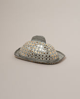 Suzanne Sullivan Two Accidental Companionship Butter Dish on light color background.