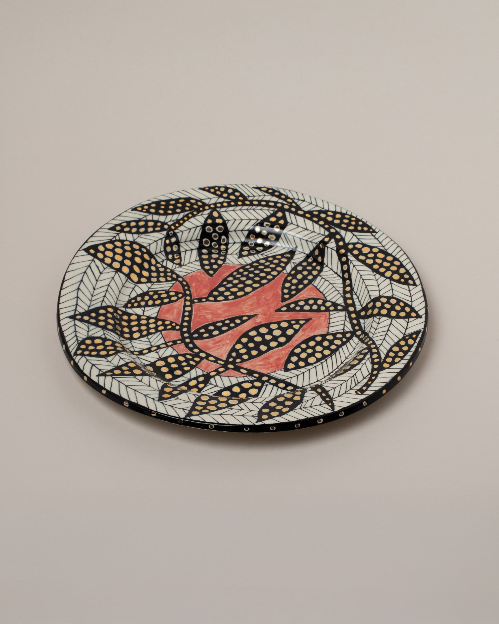 Suzanne Sullivan Two Fell Into A Trance Plate on light color background.