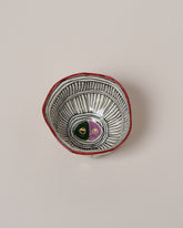 Suzanne Sullivan Three Full Of Deepest Meaning Small Bowl on light color background.