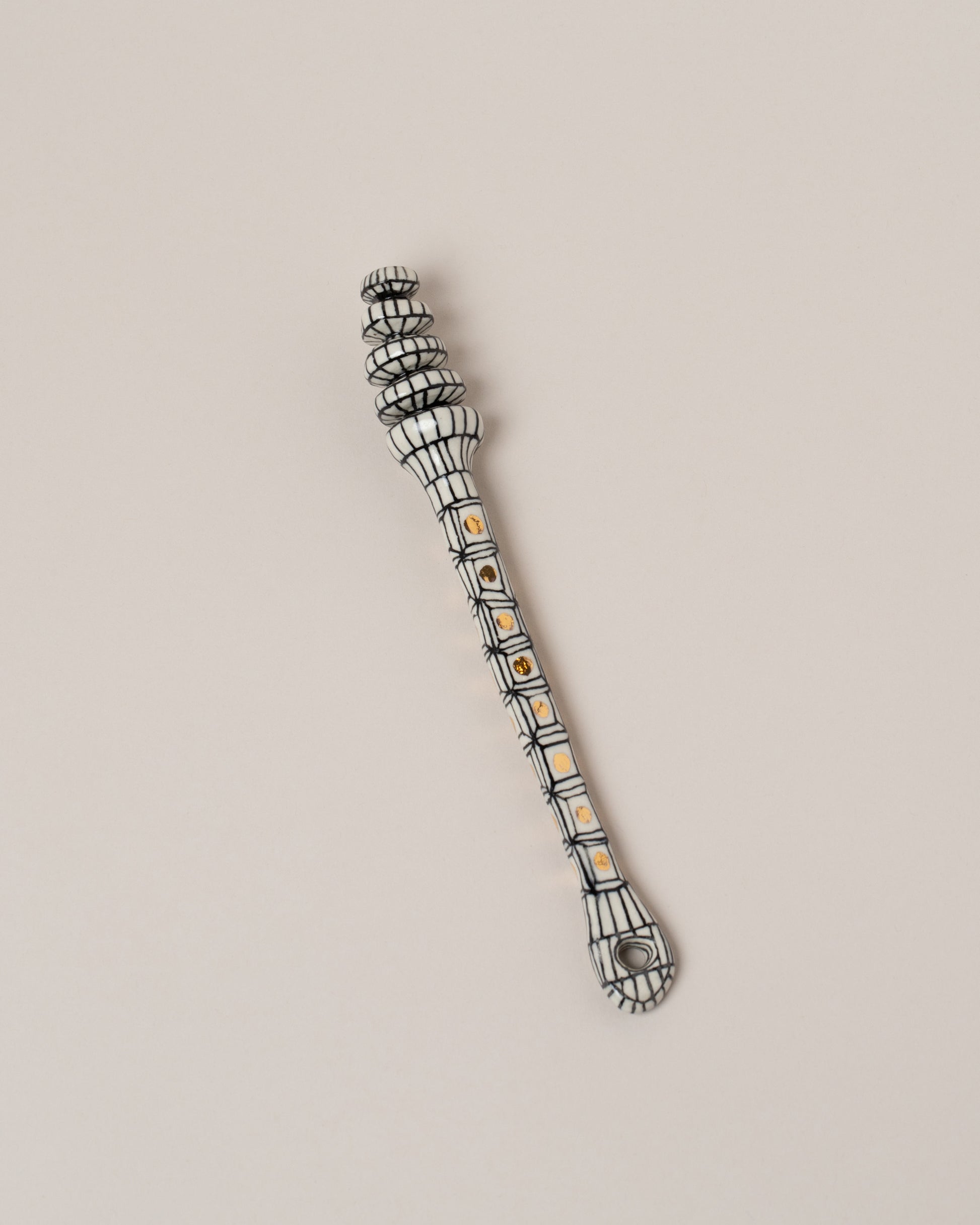 Suzanne Sullivan Two Nothing Wrong With That Honey Dipper on light color background.