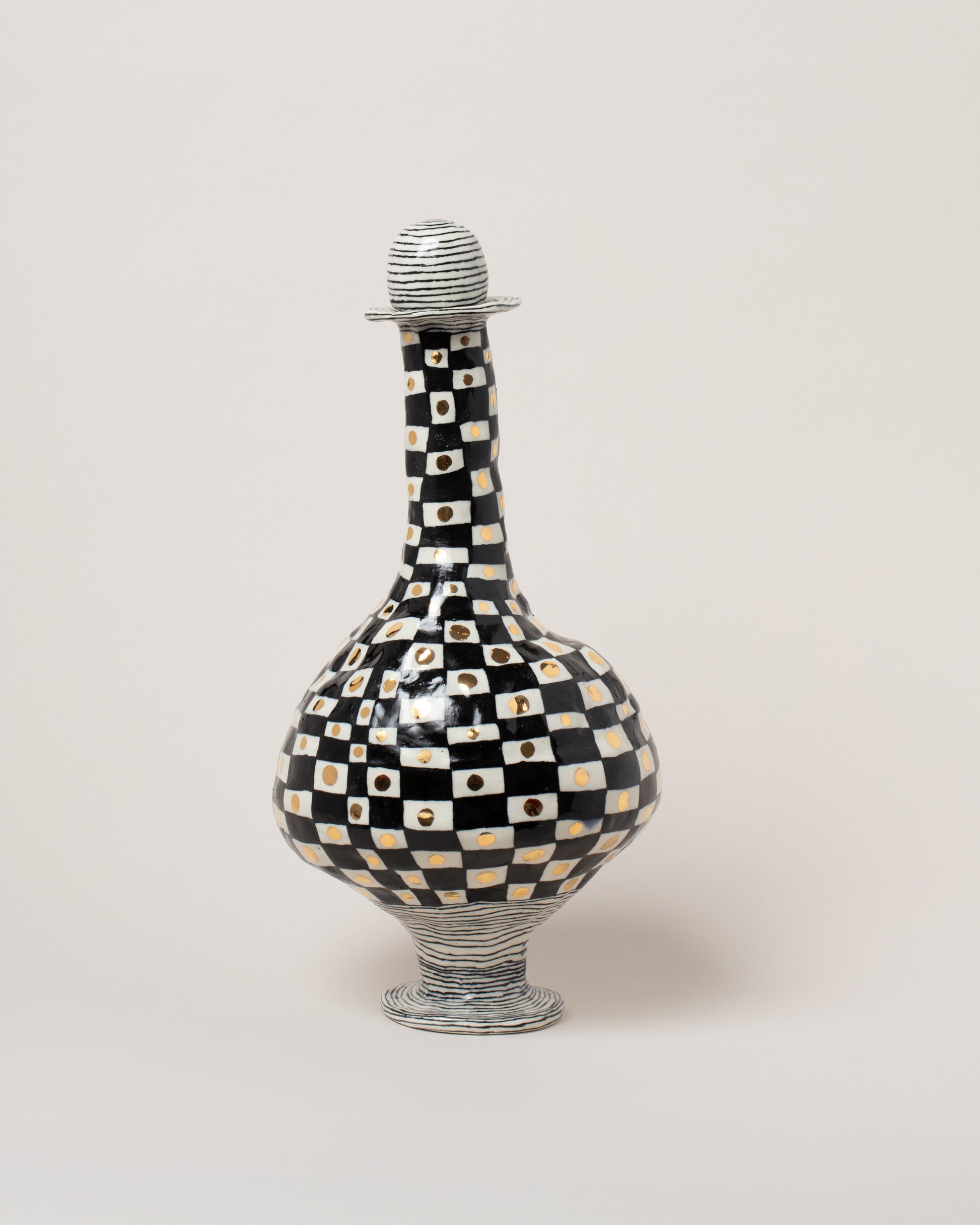 Suzanne Sullivan Without More Ado Carafe With Stopper on light color background.